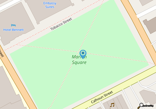 Marion Square map location