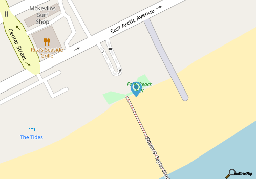 Folly Beach Fishing Pier map location