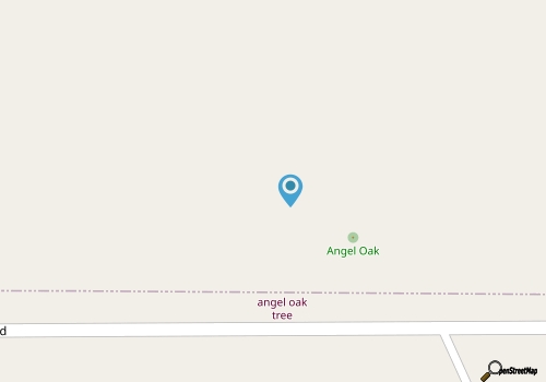 Angel Oak map location