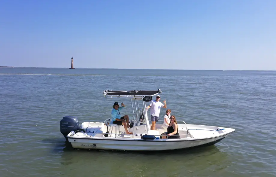 Morris Island Lighthouse & Dolphin Tour on Lady Liz
