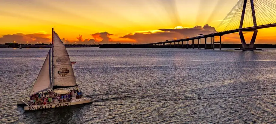 Sunset Catamaran Sail: Charleston Harbor