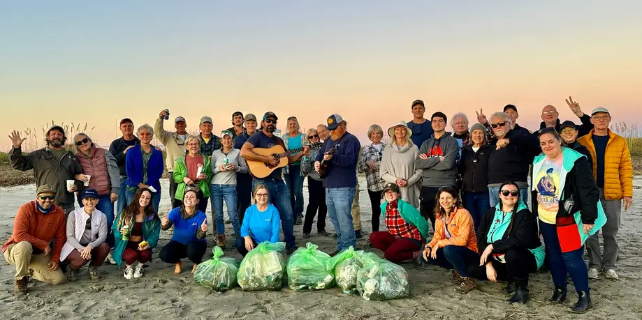 SC Aquarium Waterway Cleanup with Lowcountry Boil on Capers Island