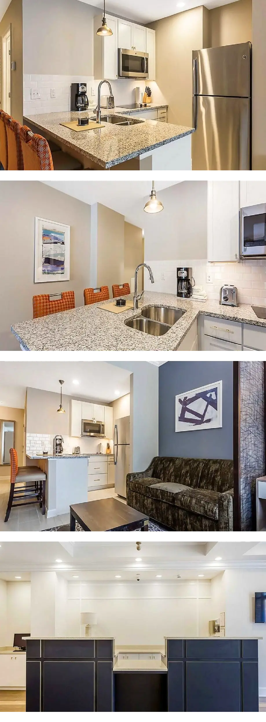 On King street walking distance to rest...