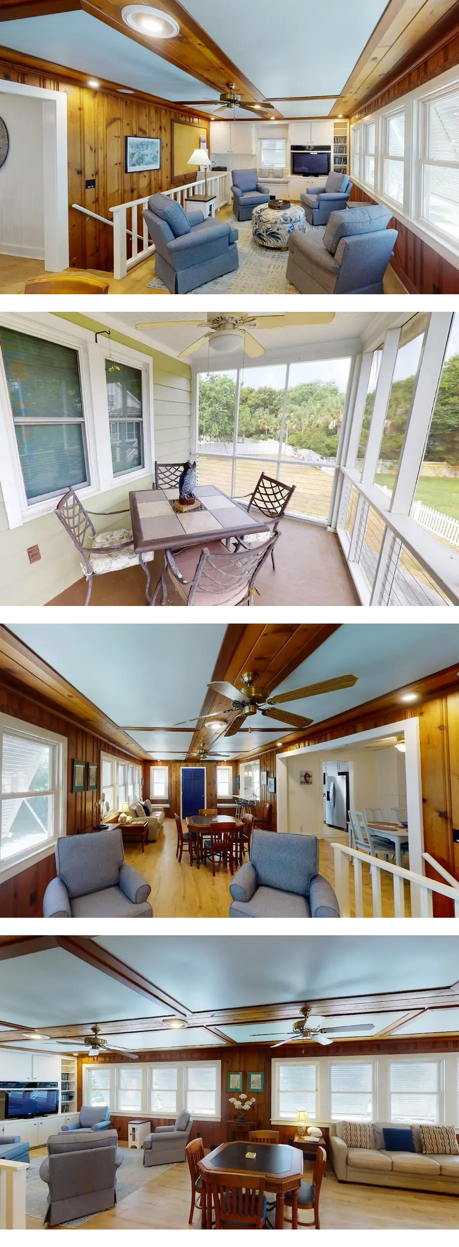 Updated Pet friendly beach home, large s...