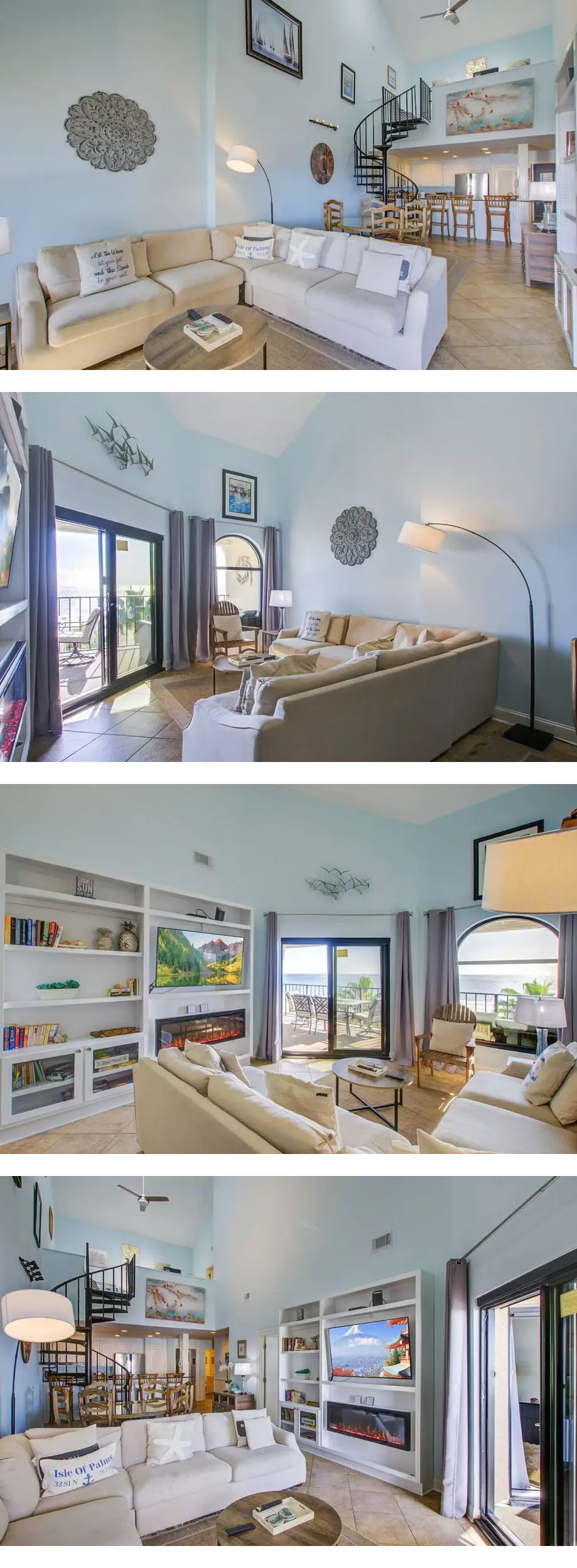 Oceanfront Top Floor Villa, Large Balcon...