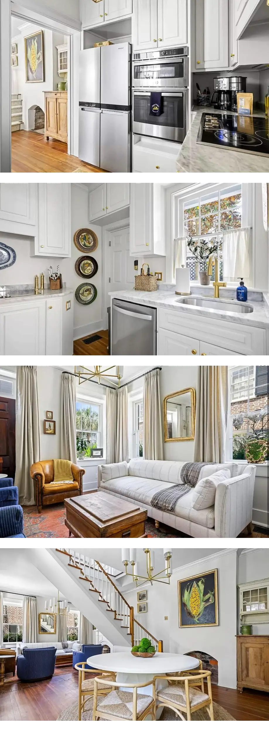 Beautifully furnished Charming single South of Broad. Ideal Location w/ parking