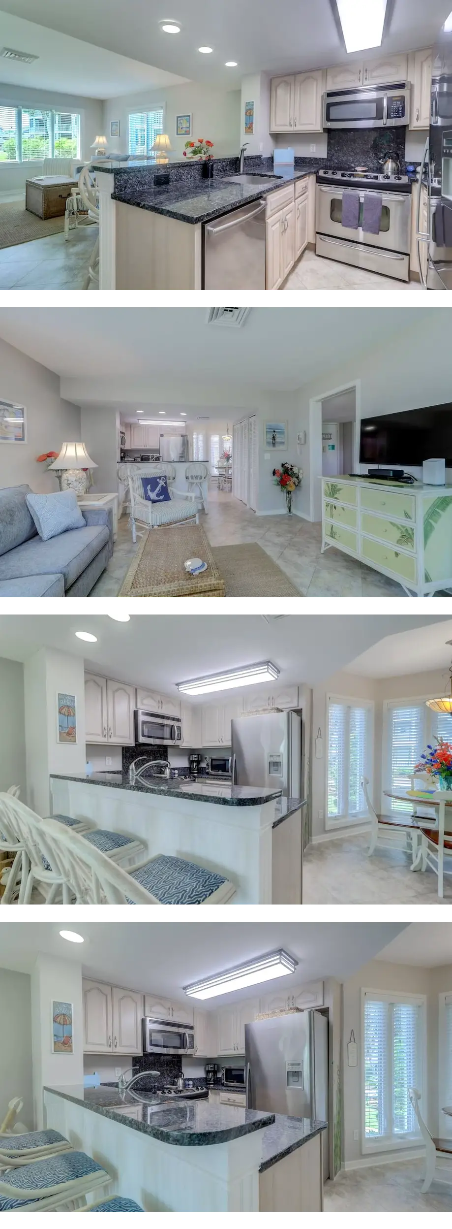 End unit, Screen porch, Just steps to be...