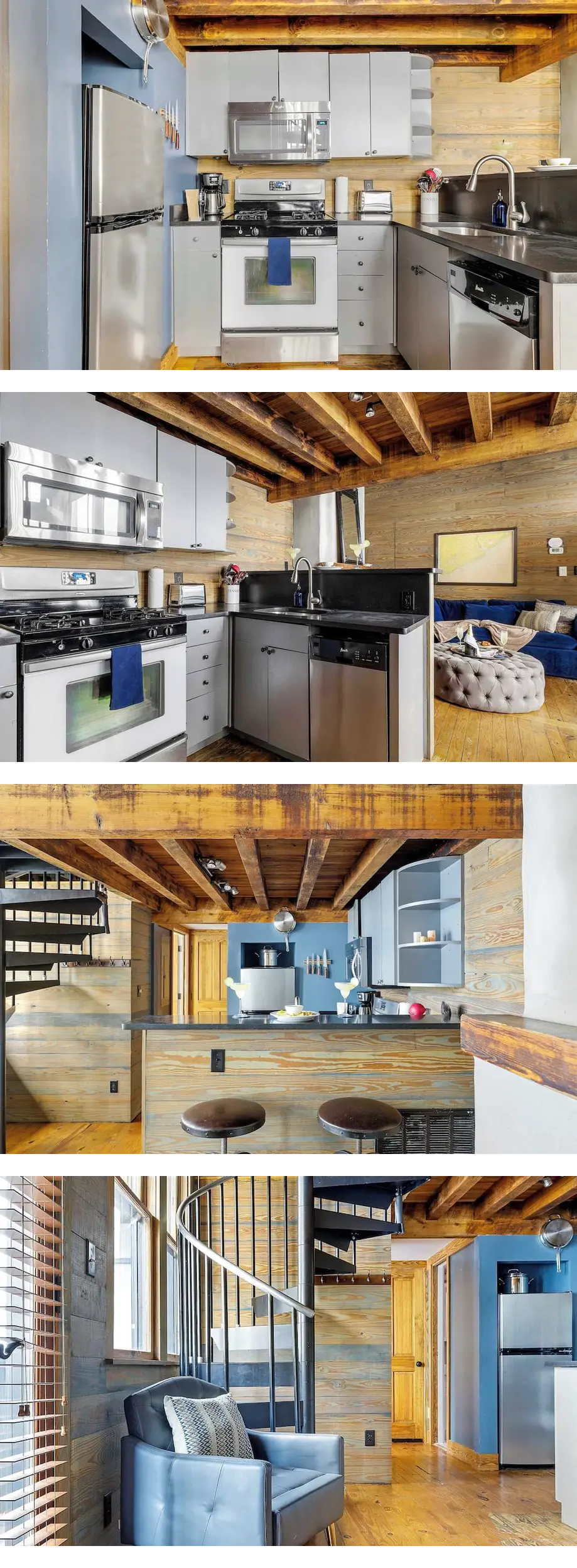 Ebony & Ivory | Lofted Charm with Firepl...